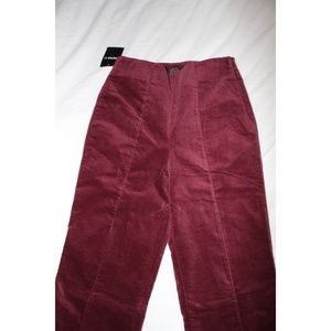 Velvet Bootcut Pants